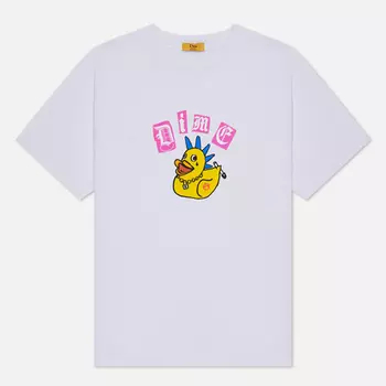 Мужская футболка Dime Rebel, цвет белый, размер S