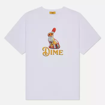 Мужская футболка Dime Santa Bunny, цвет белый, размер S