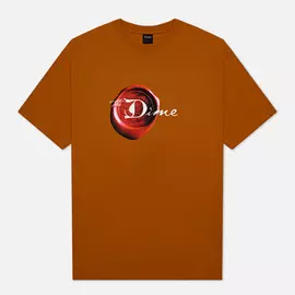 Мужская футболка Dime Secret, цвет коричневый, размер S