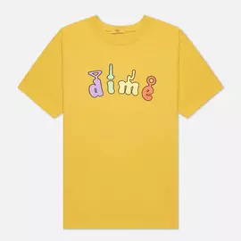 Мужская футболка Dime Tubs, цвет жёлтый, размер L