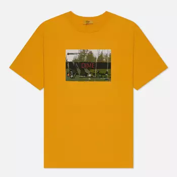 Мужская футболка Dime You Died, цвет жёлтый, размер L