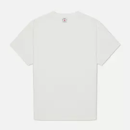 Мужская футболка Edwin Blank Crew Neck, цвет белый, размер S
