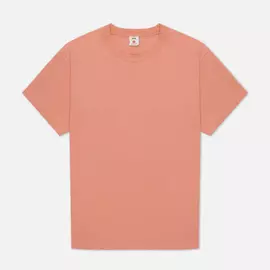 Мужская футболка Edwin Blank Crew Neck, цвет оранжевый, размер S