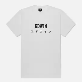 Мужская футболка Edwin Edwin Japan, цвет белый, размер XXL