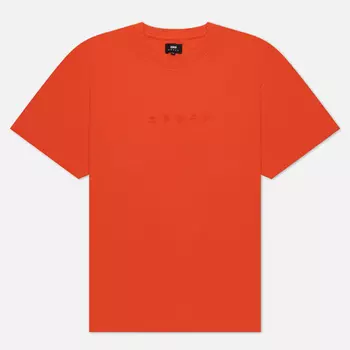 Мужская футболка Edwin Katakana Embroidery, цвет оранжевый, размер M