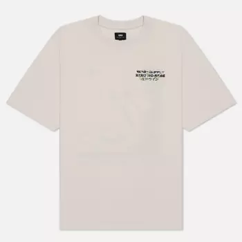 Мужская футболка Edwin Kiku No Sake, цвет бежевый, размер M