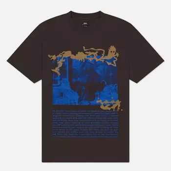 Мужская футболка Edwin Prophetic Dreams, цвет коричневый, размер XXL
