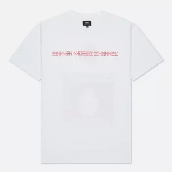 Мужская футболка Edwin Sunset FM, цвет белый, размер XXL