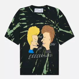 Мужская футболка Etudes x Beavis &amp; Butt-Head Spirit Talk, цвет чёрный, размер S