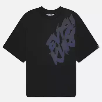 Мужская футболка Evisu Evisukuro With Gradient Print Logo, цвет чёрный, размер L
