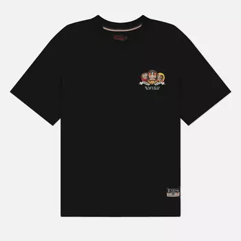 Мужская футболка Evisu Four Suits Daruma Printed, цвет чёрный, размер XXL