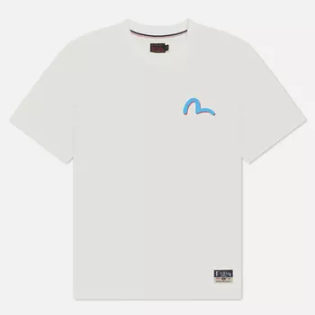 Мужская футболка Evisu GodHead Cocktail Glasses Printed, цвет белый, размер XXL