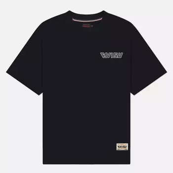 Мужская футболка Evisu GodHead Printed Seagull Embroidery, цвет чёрный, размер L