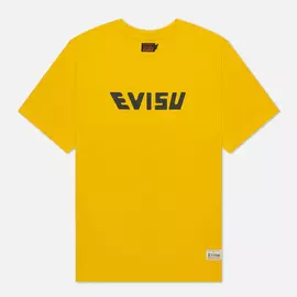 Мужская футболка Evisu Heritage All Over Print Daruma Daicock, цвет жёлтый, размер XXL