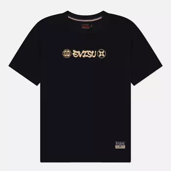Мужская футболка Evisu Heritage Giant Ninja Daruma Printed, цвет чёрный, размер XXL