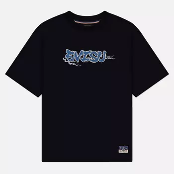 Мужская футболка Evisu Heritage Ninja Daruma Daicock Printed, цвет чёрный, размер XXL