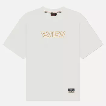 Мужская футболка Evisu Seagull Carp Print, цвет белый, размер XXL