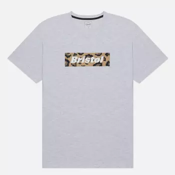 Мужская футболка F.C. Real Bristol Box Logo, цвет серый, размер XL