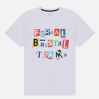 Мужская футболка F.C. Real Bristol Supporter Collage, цвет белый, размер L