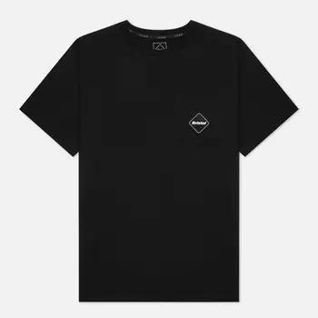 Мужская футболка F.C. Real Bristol Vertical Logo Pocket, цвет чёрный, размер XL