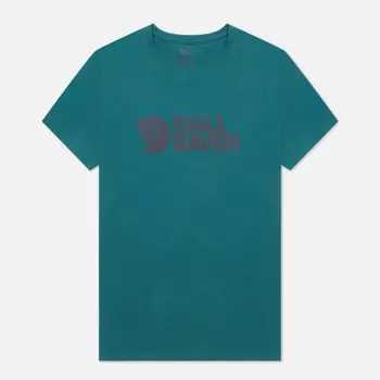 Мужская футболка Fjallraven Fjallraven Logo, цвет зелёный, размер S
