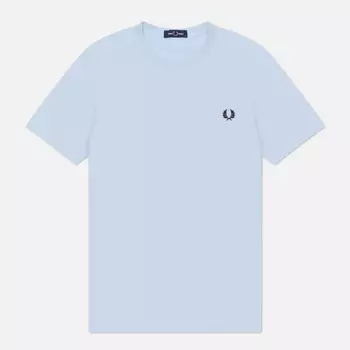 Мужская футболка Fred Perry Crew Neck, цвет голубой, размер XL