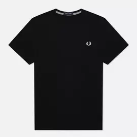 Мужская футболка Fred Perry Crew Neck, цвет чёрный, размер XL