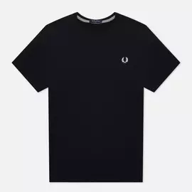 Мужская футболка Fred Perry Crew Neck, цвет синий, размер XS