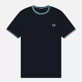 Мужская футболка Fred Perry Twin Tipped, цвет синий, размер M