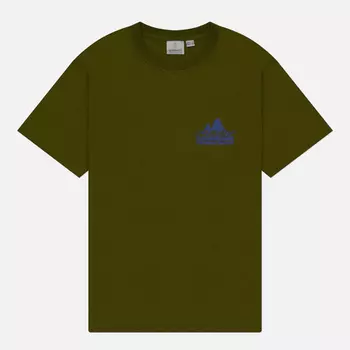 Мужская футболка Gramicci Climbing Gear, цвет зелёный, размер M