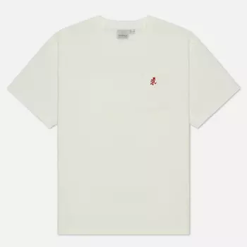 Мужская футболка Gramicci One Point, цвет белый, размер M