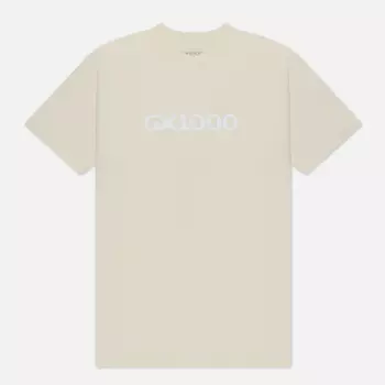 Мужская футболка GX1000 OG Logo, цвет бежевый, размер M