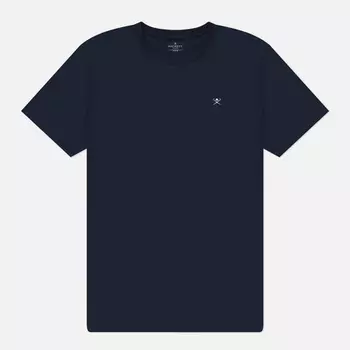 Мужская футболка Hackett Classic Embroidered Icon Logo, цвет синий, размер XXL
