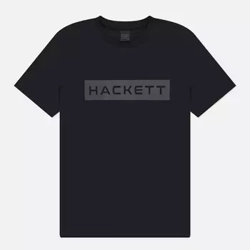Мужская футболка Hackett Essential Box, цвет чёрный, размер S