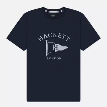 Мужская футболка Hackett Heritage Flag, цвет синий, размер XL