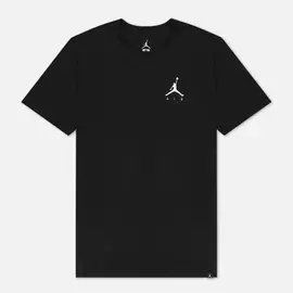 Мужская футболка Jordan Jumpman Air Embroidered, цвет чёрный, размер M