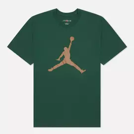 Мужская футболка Jordan Jumpman Crew, цвет зелёный, размер L