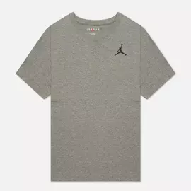 Мужская футболка Jordan Jumpman Embroidered Crew, цвет серый, размер XXL