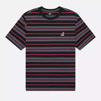 Мужская футболка Kangol Friendly Stripe, цвет серый, размер XL