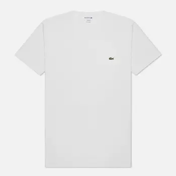 Мужская футболка Lacoste Classic Embroidered Logo, цвет белый, размер XXXL