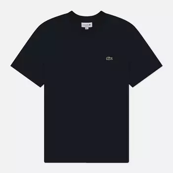 Мужская футболка Lacoste Classic Fit Embroidered Crocodile, цвет синий, размер XL