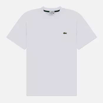 Мужская футболка Lacoste Relaxed Fit Embroidered Crocodile, цвет белый, размер XXL