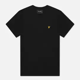 Мужская футболка Lyle &amp; Scott Plain Crew Neck, цвет чёрный, размер L