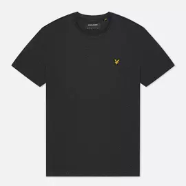Мужская футболка Lyle &amp; Scott Plain Crew Neck, цвет серый, размер XXL