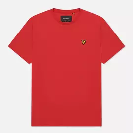 Мужская футболка Lyle &amp; Scott Plain Regular Fit, цвет красный, размер XXS