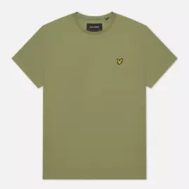 Мужская футболка Lyle &amp; Scott Plain Regular Fit, цвет оливковый, размер XL