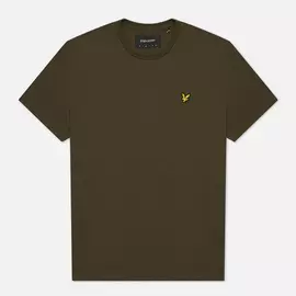Мужская футболка Lyle &amp; Scott Plain Regular Fit, цвет оливковый, размер XXXL