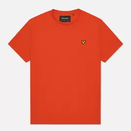 Мужская футболка Lyle &amp; Scott Plain Regular Fit, цвет оранжевый, размер L