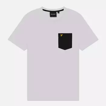 Мужская футболка Lyle & Scott Contrast Pocket, цвет белый, размер XL