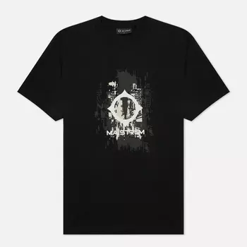 Мужская футболка MA.Strum Centre Chest Logo Print, цвет чёрный, размер M